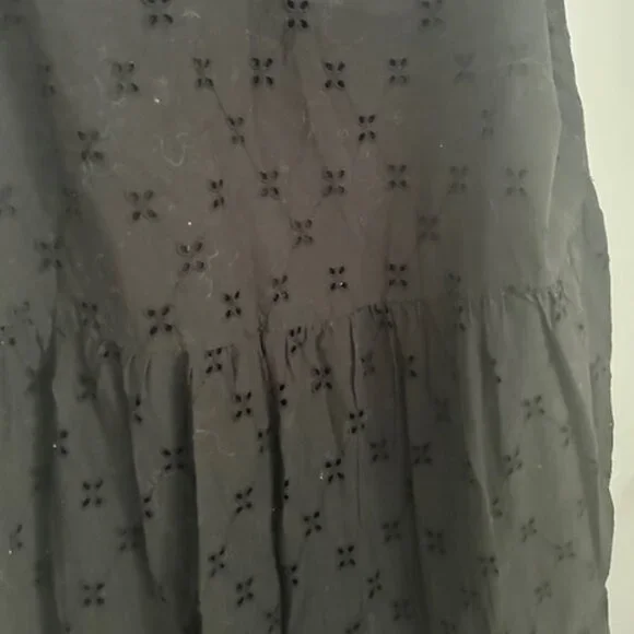 LOFT Eyelet Swing Dress L - Picture 6 of 9